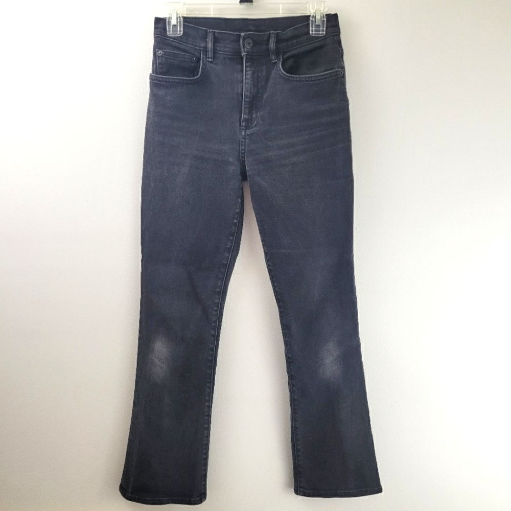 PROENZA SCHOULER midrise bootcut black jeans
